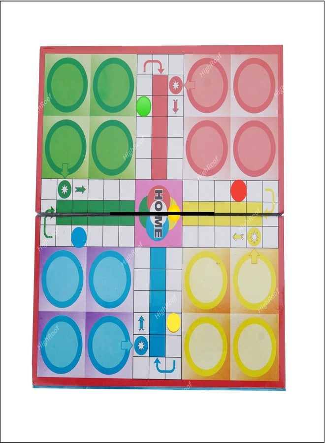 HighRoof 3 in 1 Ludo Snake & Ladders Business Board Game Set for Kids - Multicolor Board Game Accessories - Image 4